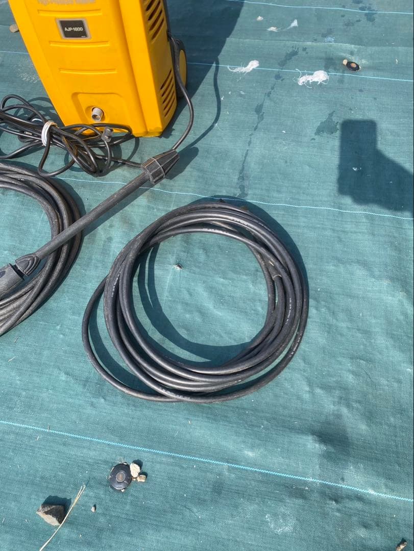 ジャンク品 リョービ RYOBI 高圧洗浄機 AJP-1600 本体　延長ホース