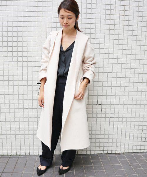 美品　IENA イエナ コート ホワイト
