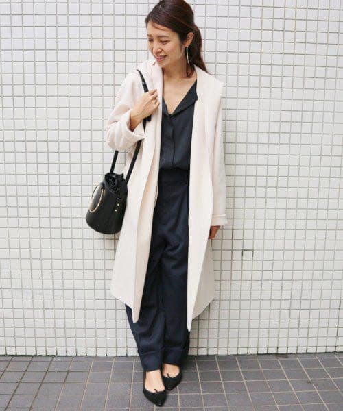 美品　IENA イエナ コート ホワイト