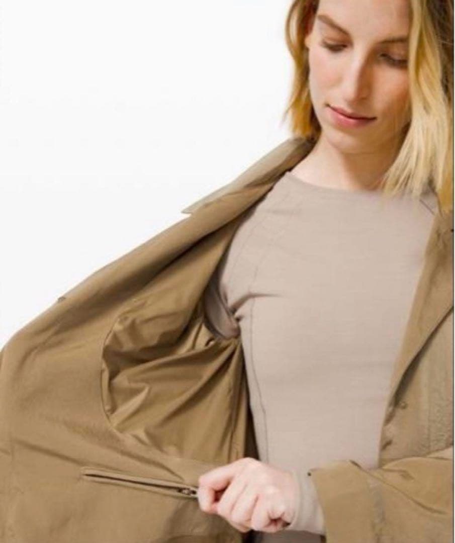 ルルレモン トレンチコート レインコート lululemon Trench M