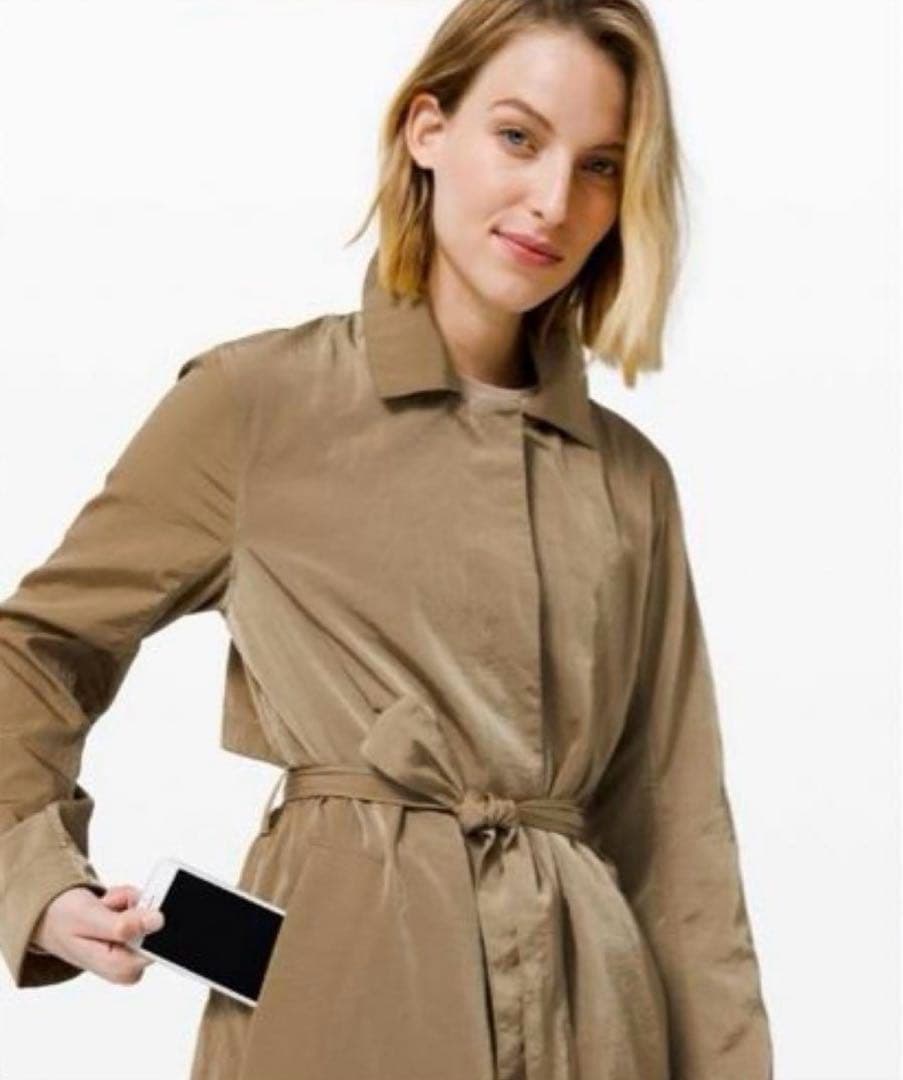ルルレモン トレンチコート レインコート lululemon Trench M