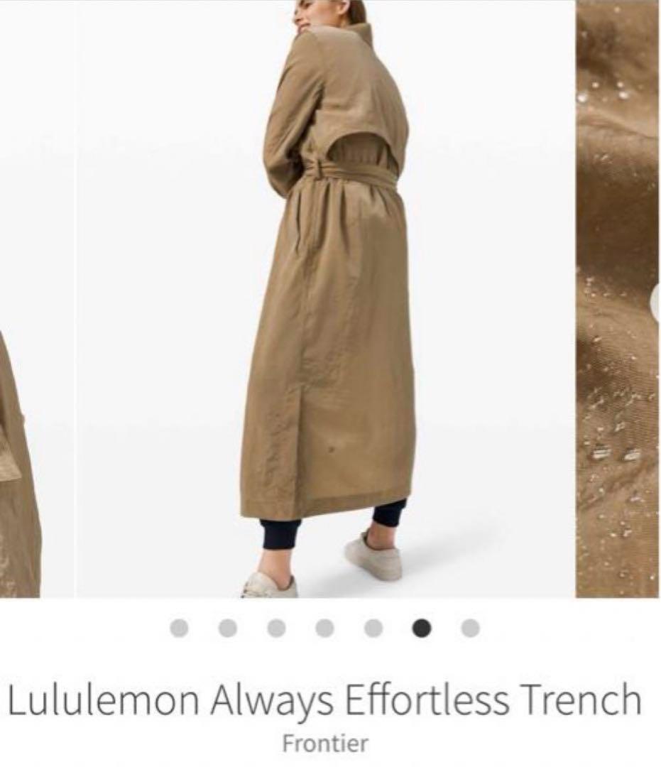 ルルレモン トレンチコート レインコート lululemon Trench M