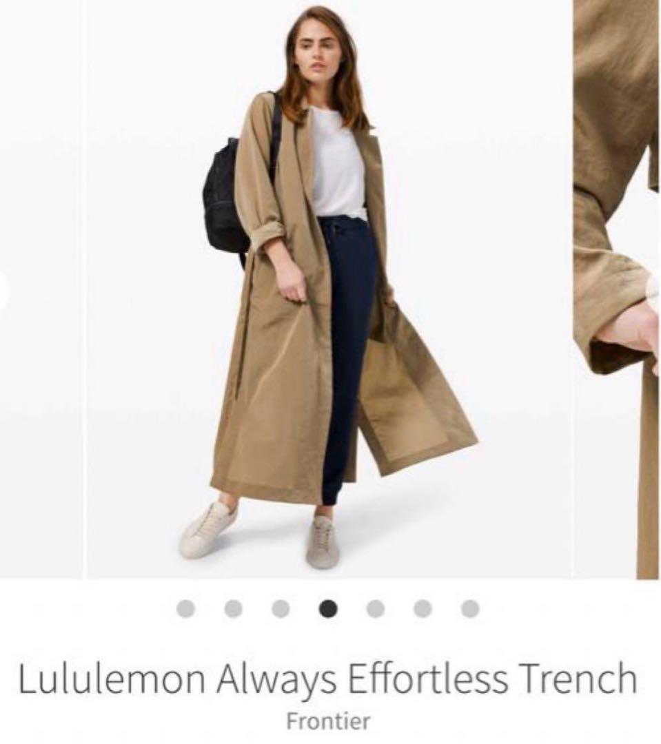 ルルレモン トレンチコート レインコート lululemon Trench M