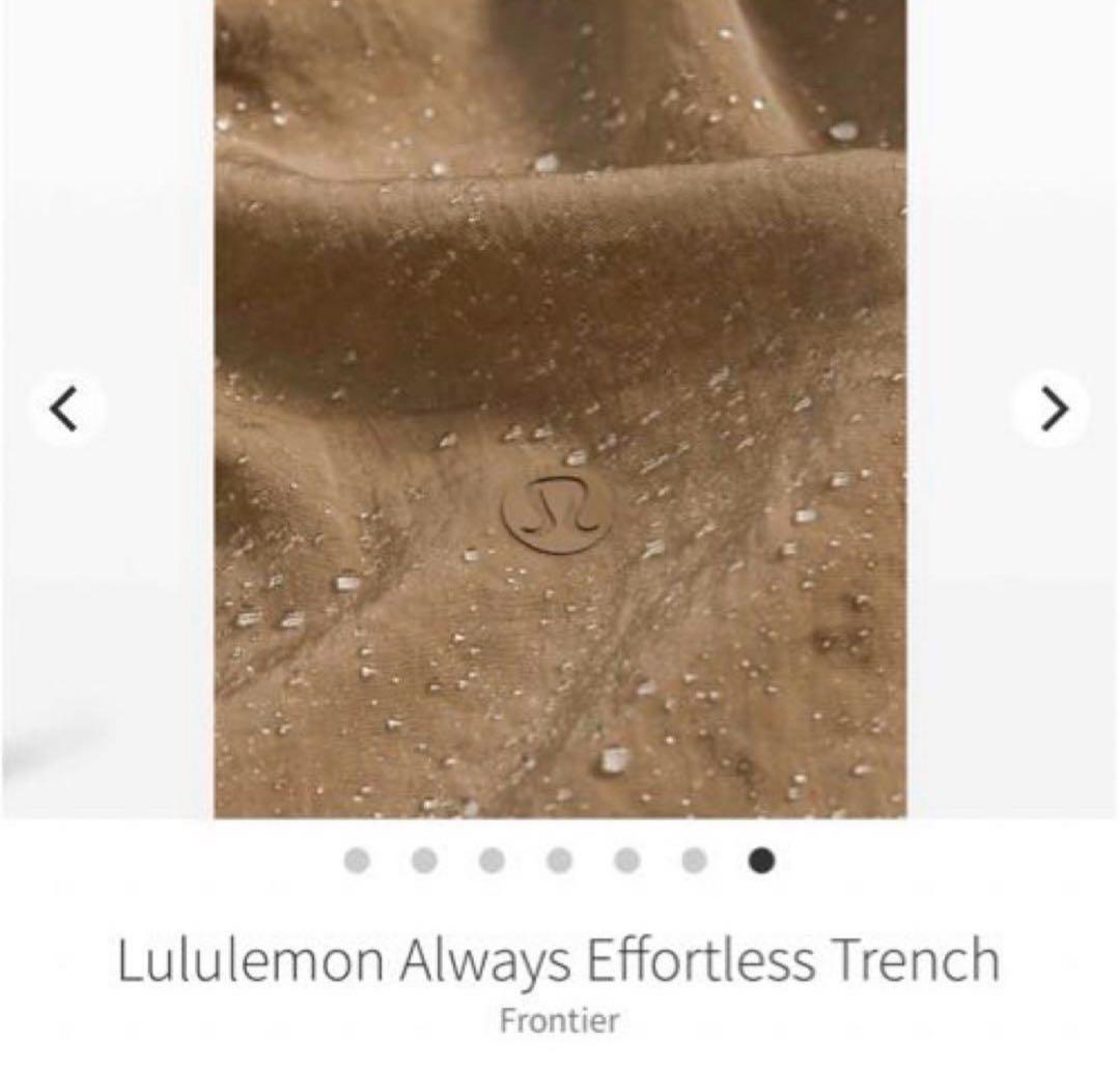 ルルレモン トレンチコート レインコート lululemon Trench M