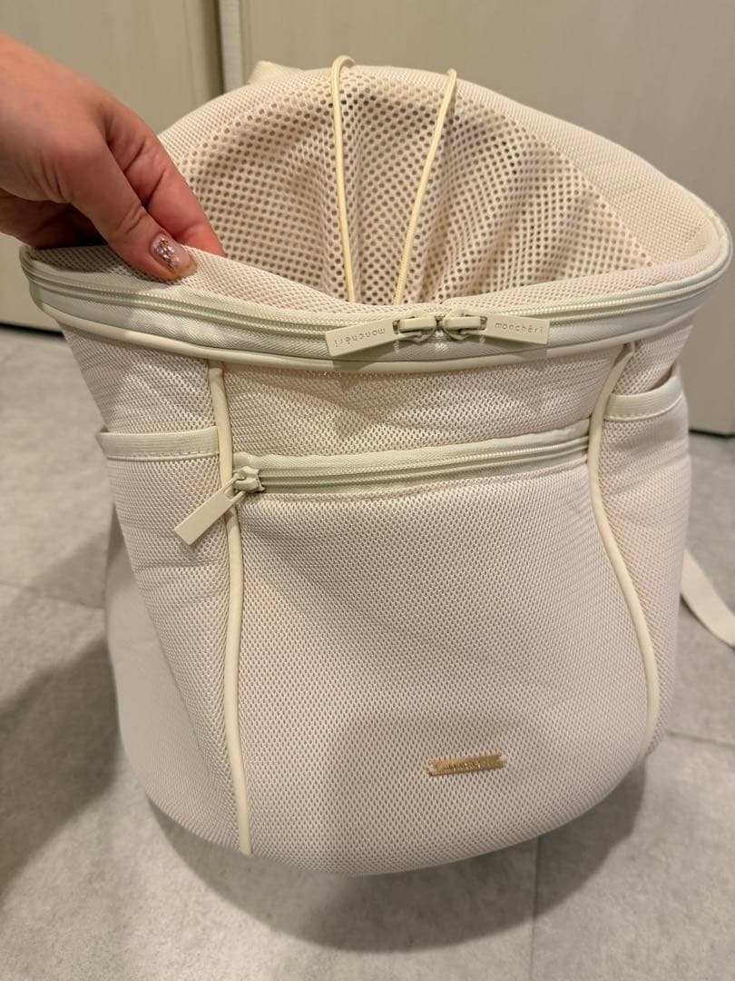 moncheri メッシュキャリーバッグ リュック 小型犬用　Sサイズ