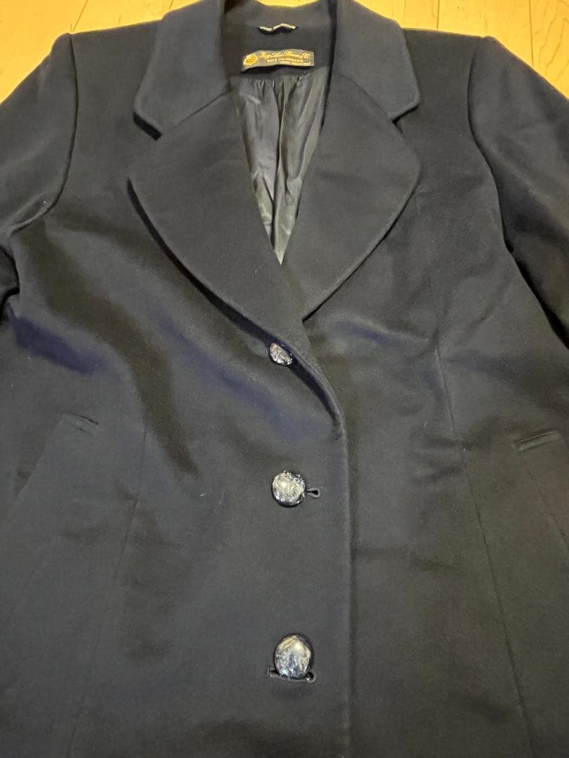 Loro Piana ロロピアーナ カシミヤ100% チェスターコート　濃紺
