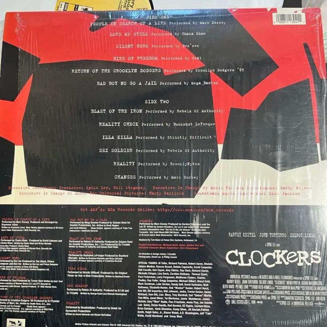 CLOCKERS サントラDR DRE KRS ONE3枚セット