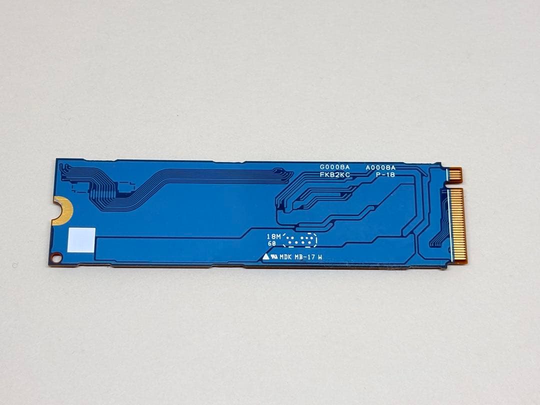 内蔵型SSD KIOXIA KXG60ZNV512G NMVe SSD 512GB 2280