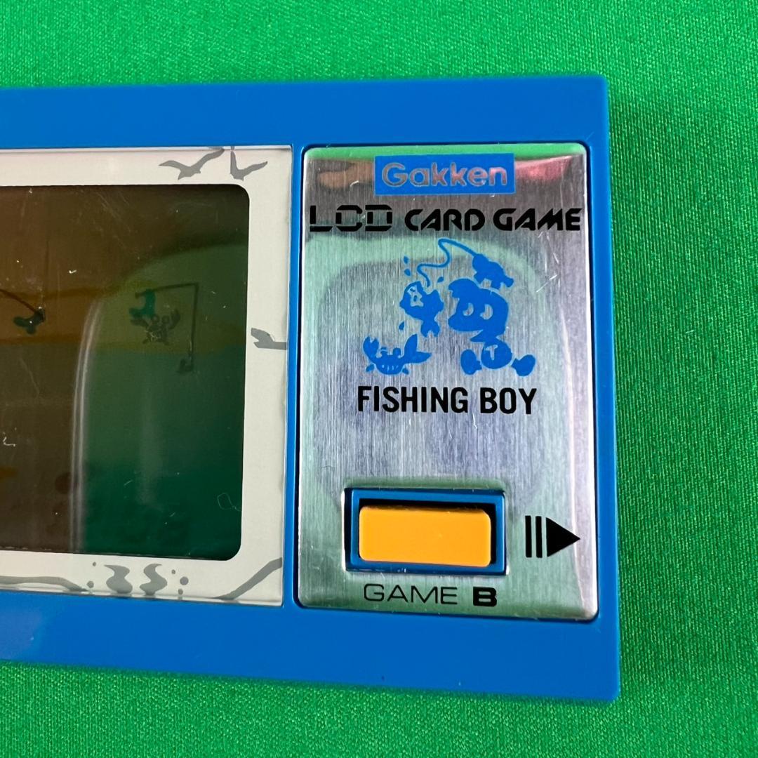 LCD　カードゲーム　Gakken　フィッシングボーイ　動作良好　希少！