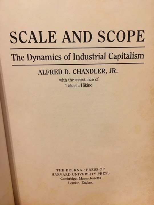 【絶版】Scale and Scope