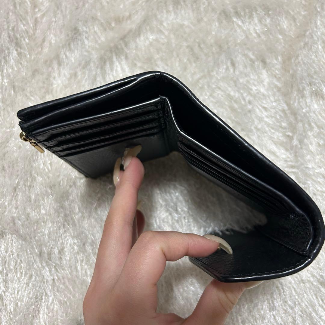 TORY BURCH ブラック三つ折り財布