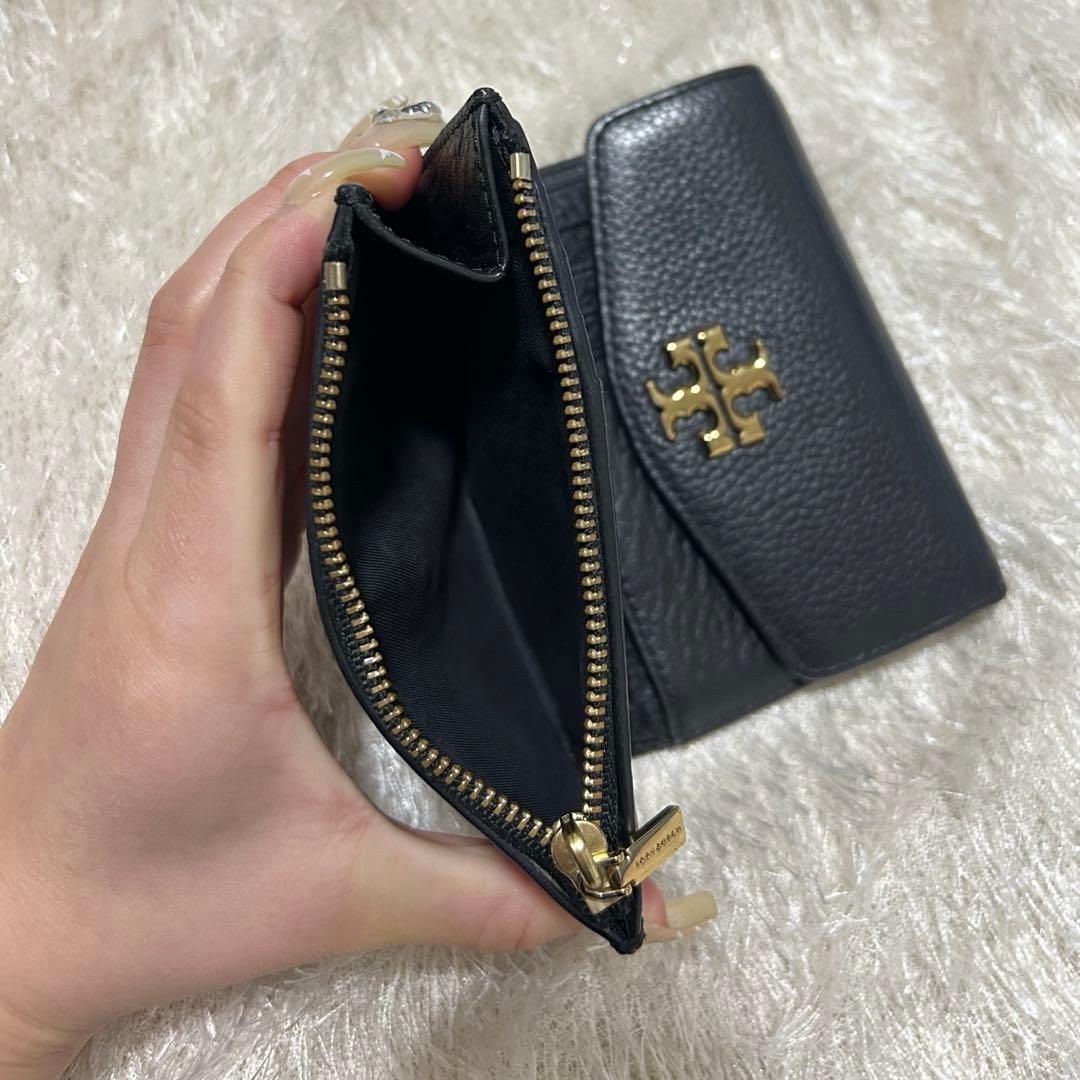 TORY BURCH ブラック三つ折り財布