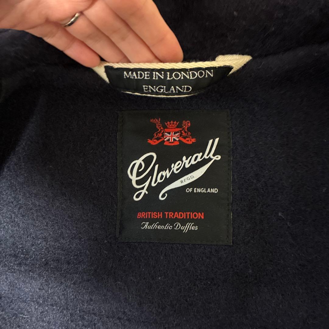 Gloverall ネイビー ダッフルコート　メンズ