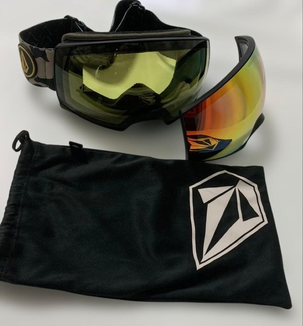 VOLCOM ゴーグル　マグネット　取り外し　スペアレンズ　スノーボード