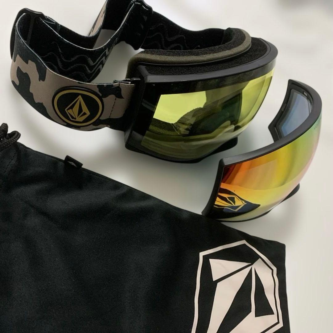 VOLCOM ゴーグル　マグネット　取り外し　スペアレンズ　スノーボード