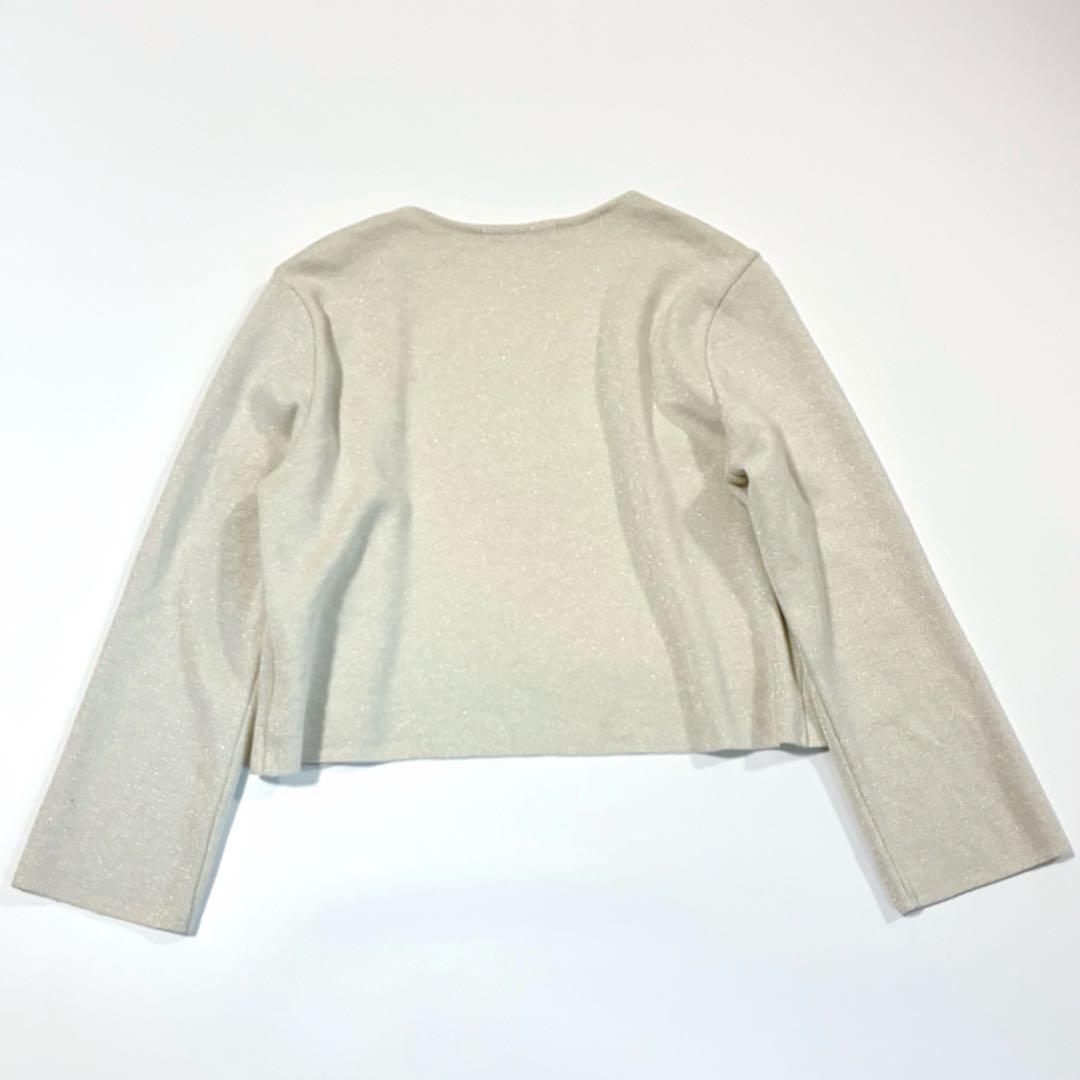 【極美品】ANAYI カーディガン ショート ボレロ ラメ 日本製 38