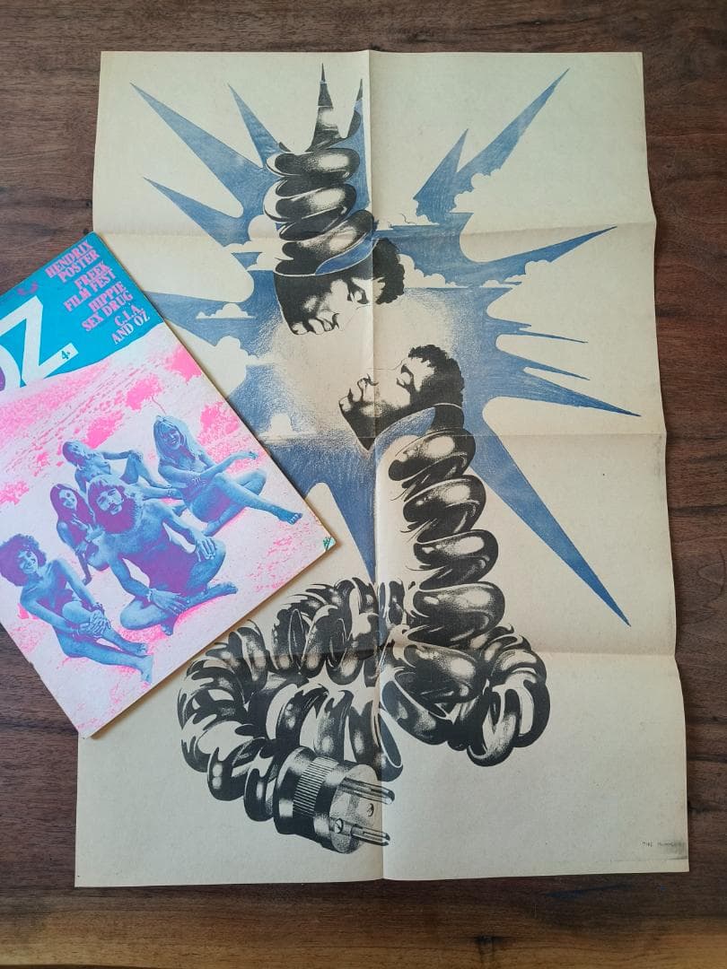 oz magazine 1970 No30 オズマガジン　ジミヘン ポスター付