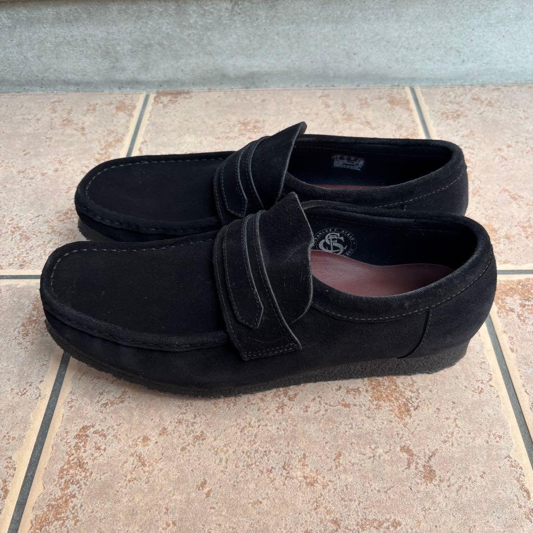 CLARKS ORIGINALS ブラック モカシン 27.5㎝