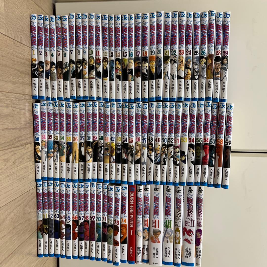 BLEACH全巻74巻セット ＋小説版7巻＋BURN THE WITCH1巻