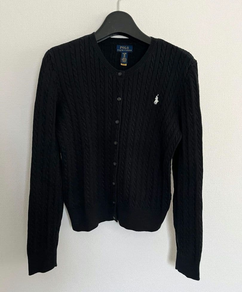 【週末価格】polo ralph lauren カーディガン　黒　長袖