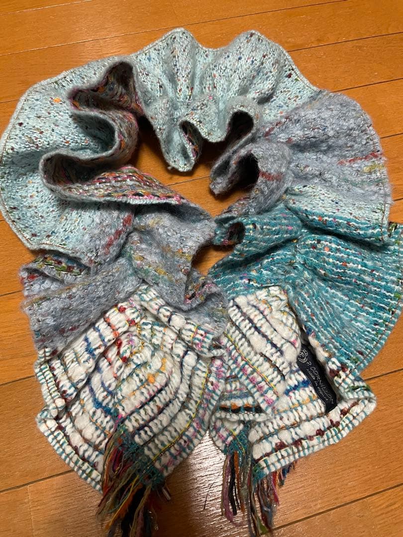 かさかさ 2点セット シャーリングストール TOCCA ツイードスカート