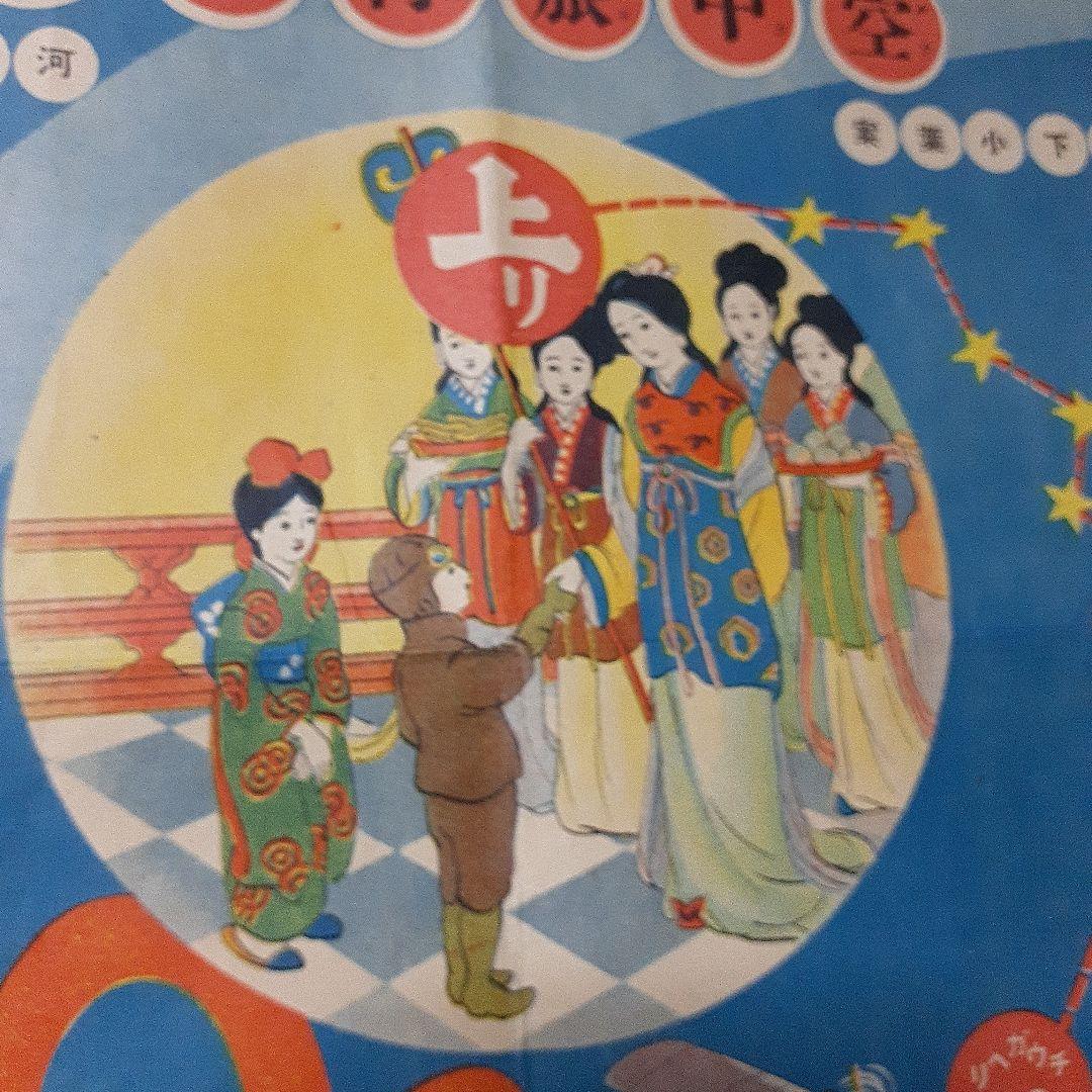 玩具　空中旅行双六　大正時代