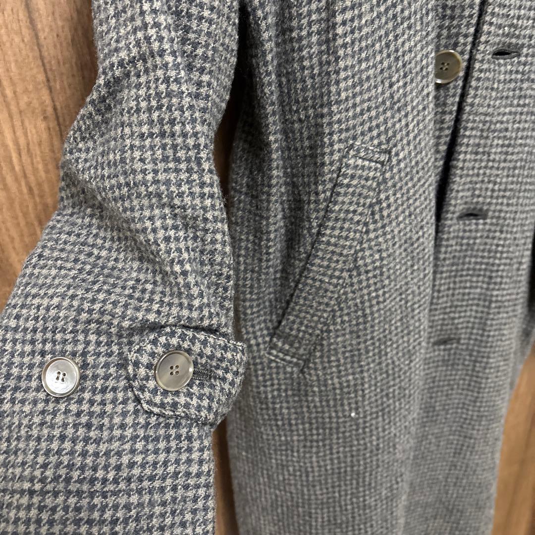 【pas de calais】ガーゼタンブラー千鳥柄コート✴︎ベージュ✴︎新品