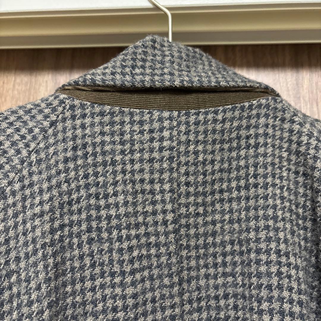 【pas de calais】ガーゼタンブラー千鳥柄コート✴︎ベージュ✴︎新品