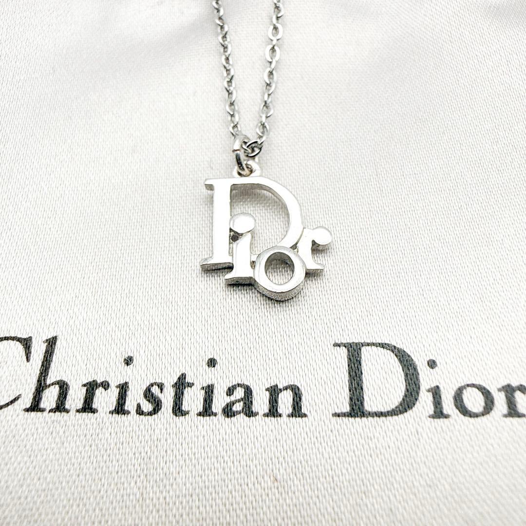 3046-2 極美品✨　Dior　ネックレス　CD ロゴ