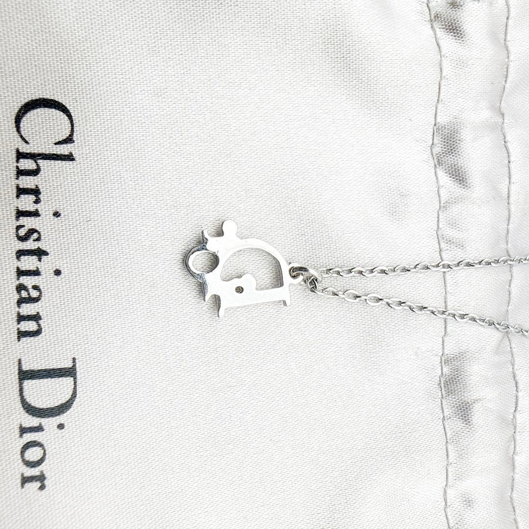3046-2 極美品✨　Dior　ネックレス　CD ロゴ