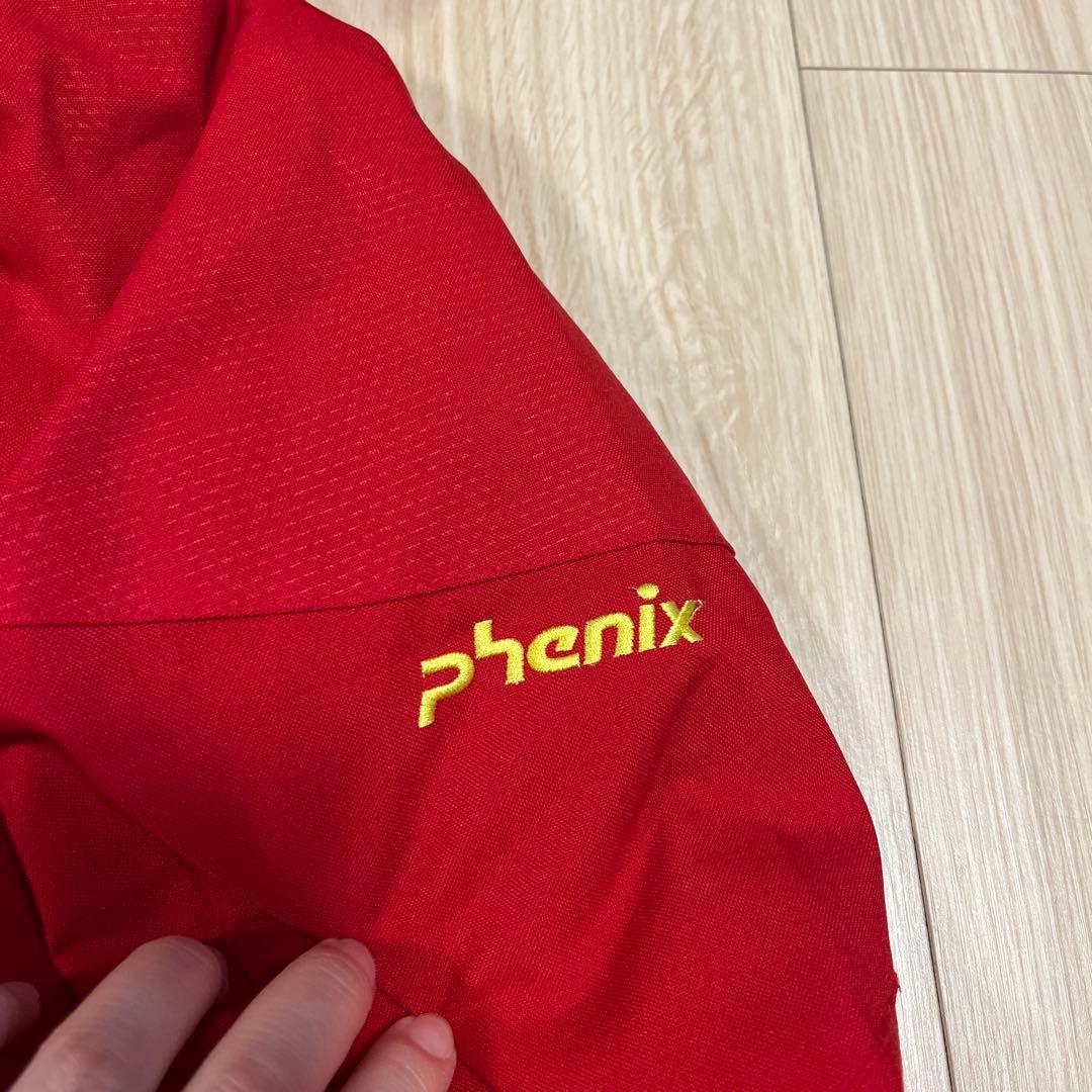 Phenix 子ども用スキーウェアセット 赤と青
