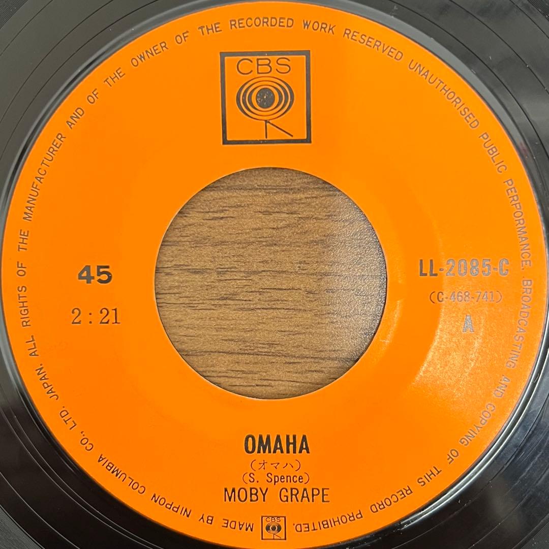 【7inch】Moby Grape - オマハ / 8:05