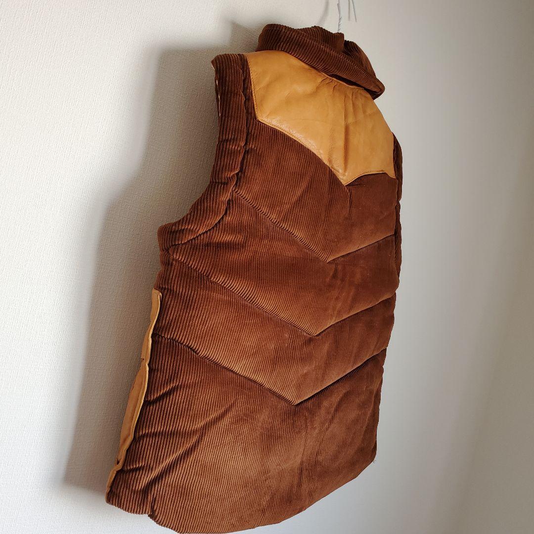 極美品 70s STORM MOUNTAIN SPORTSWEAR レザーベスト