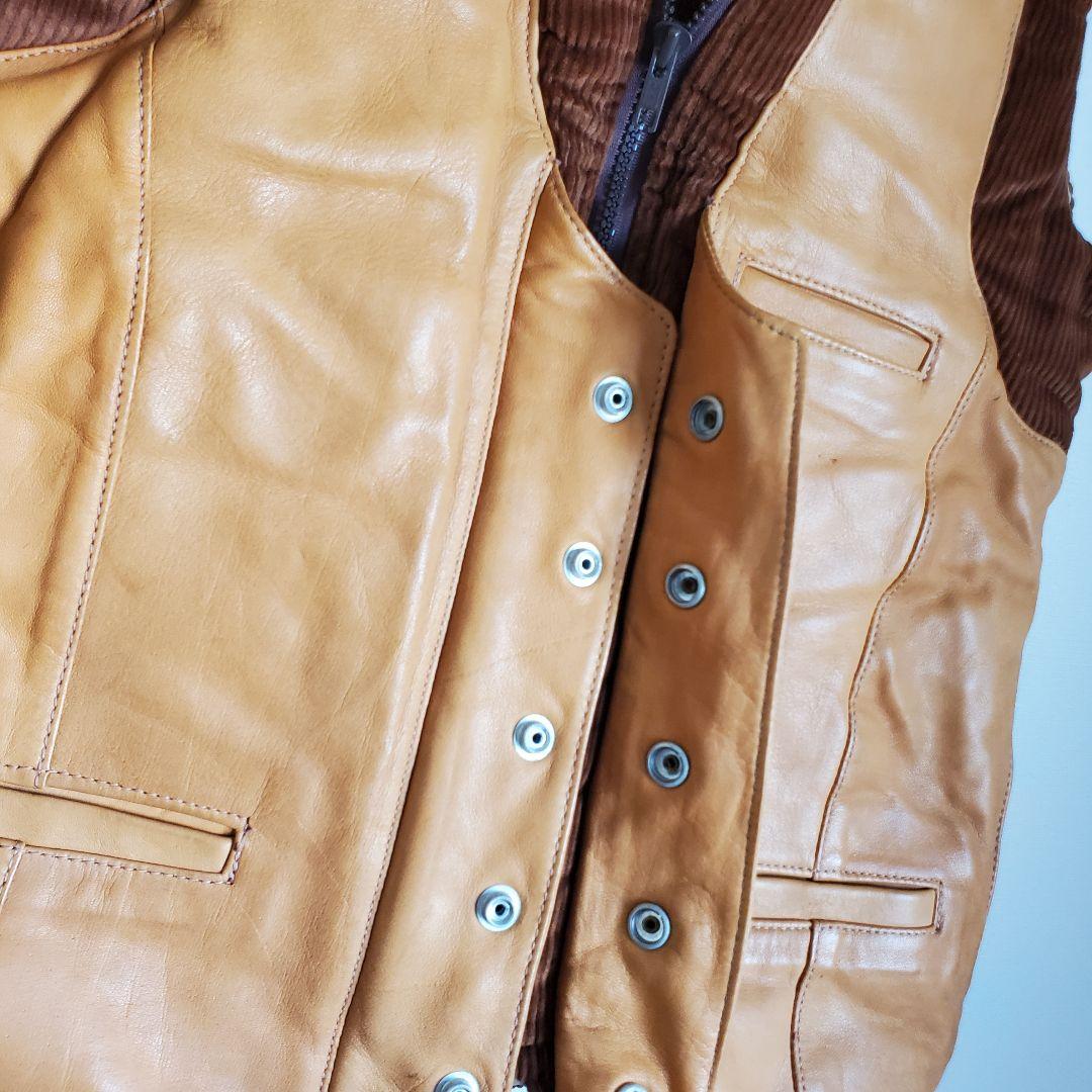 極美品 70s STORM MOUNTAIN SPORTSWEAR レザーベスト