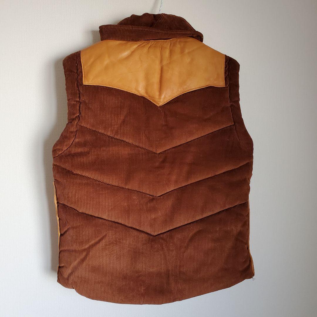 極美品 70s STORM MOUNTAIN SPORTSWEAR レザーベスト
