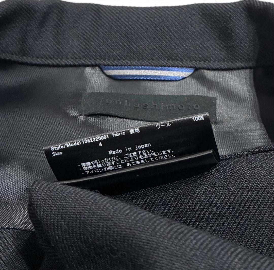 新品5.3万 23AW ジュンハシモト　シャツ ジャケット