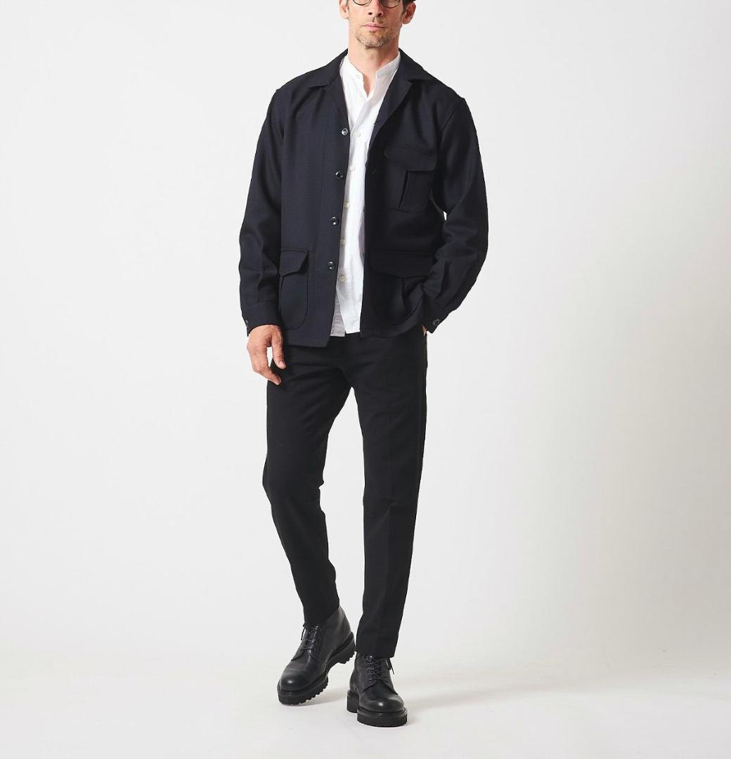 新品5.3万 23AW ジュンハシモト　シャツ ジャケット