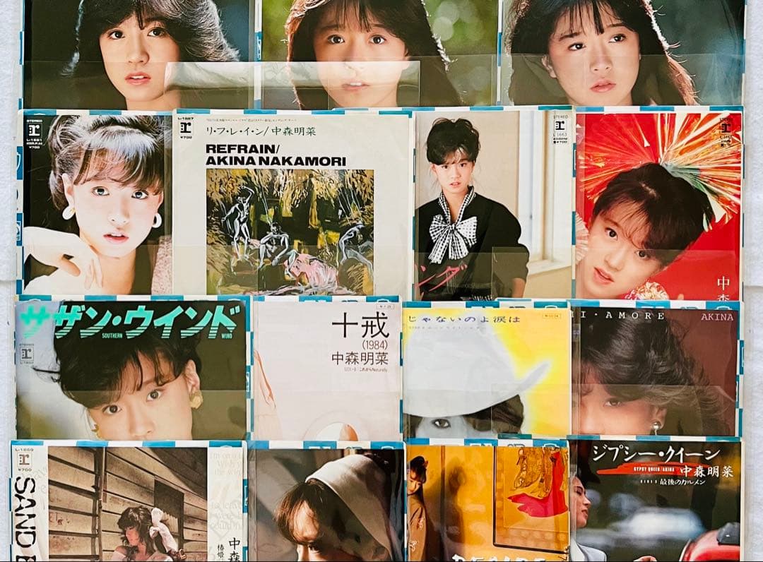 美盤 中森明菜EPシングルレコード スローモーション 少女A TATOO 23枚