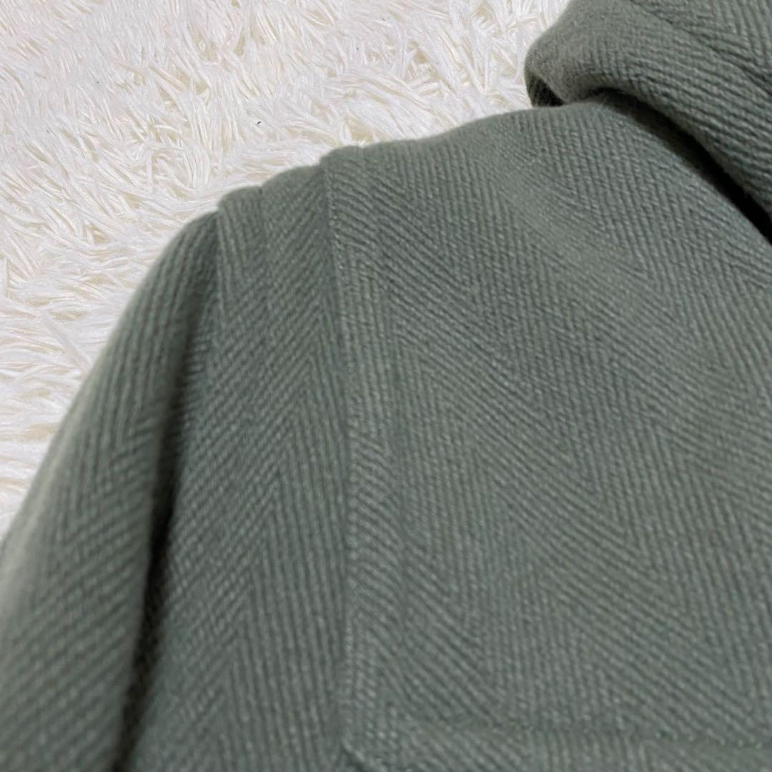 【極美品✨】Kent Ave. ヘリンボーン ダッフルコート ムーアブルック緑