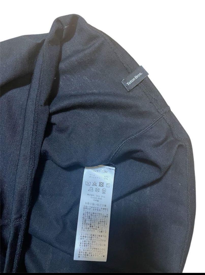 新品タグ付き Teton Bros. ブラック タンクトップ