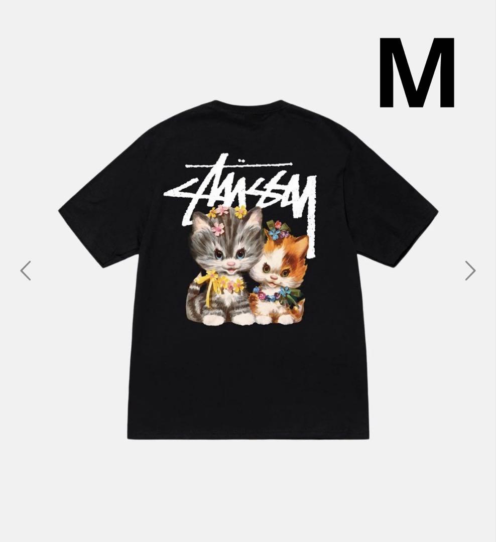 Stussy Kittens Tee \"Black\" ステューシー　tシャツ　猫