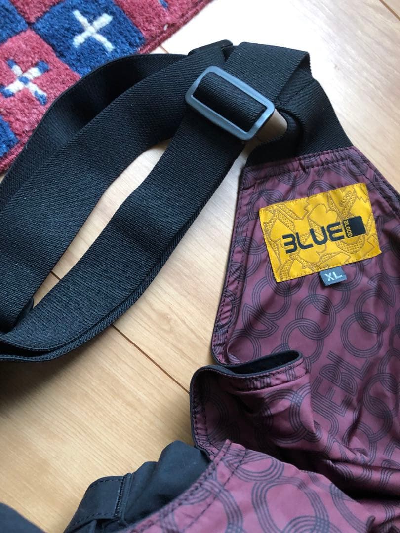 BlueBlood ビブパンツ ブラック　サイズXL バックカントリー