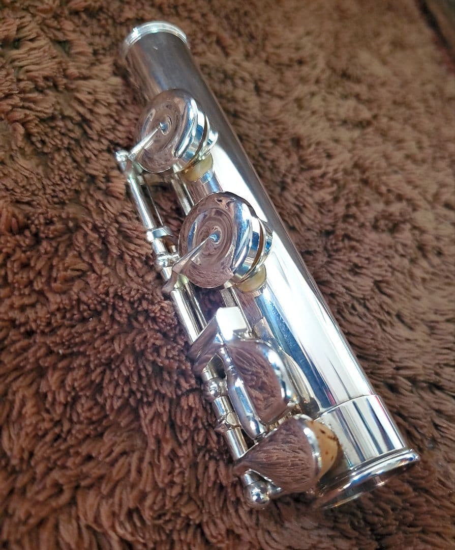 【美品】パールフルート PF-525 タンポ交換済 Eメカ付リッププレート銀製