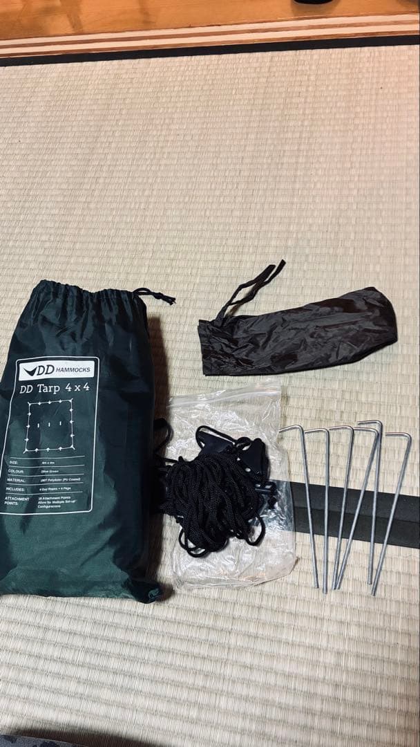 【未使用】DD Tarp 4x4 オリーブグリーン
