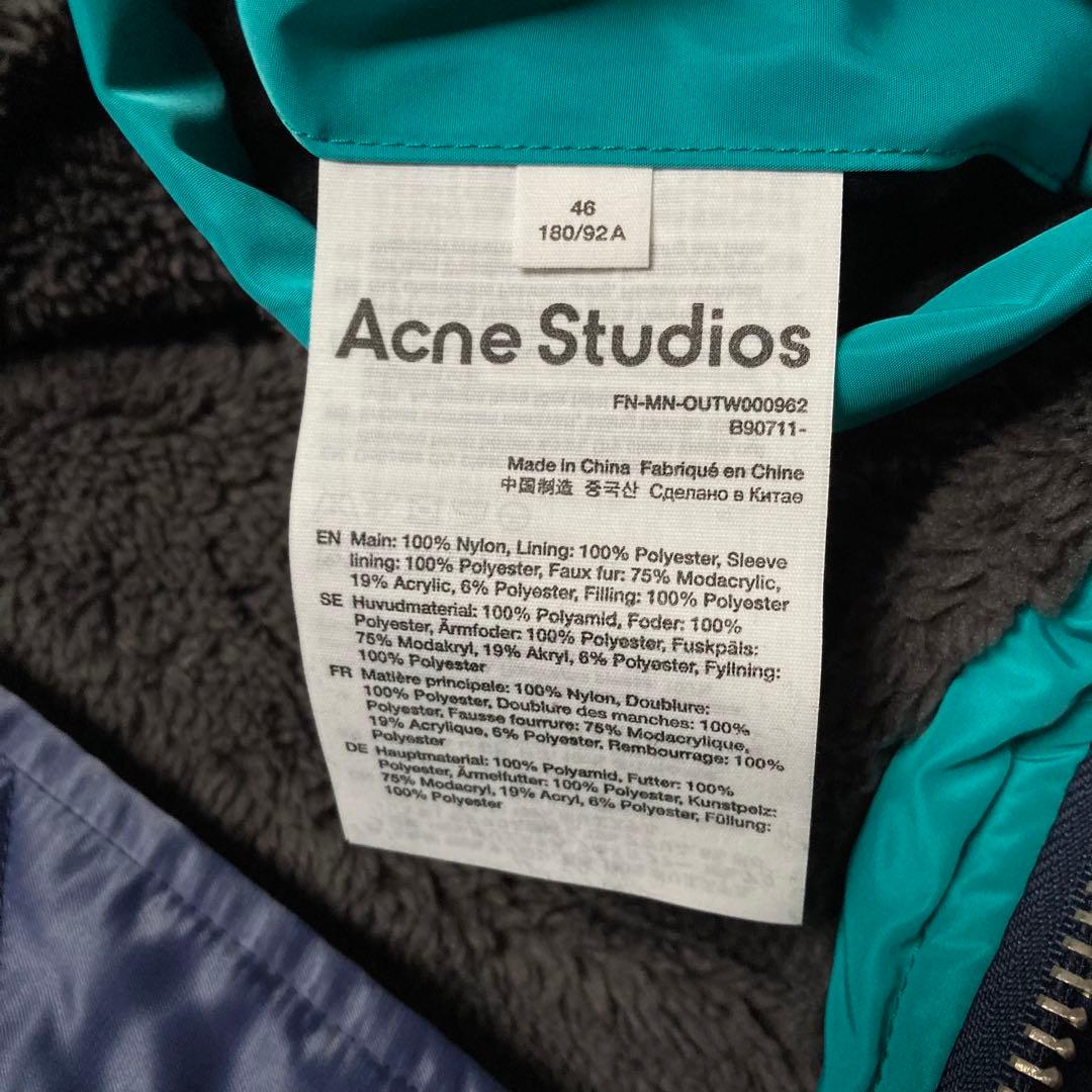 ヌマクロ　acne studios パッデッド　ボンバージャケット