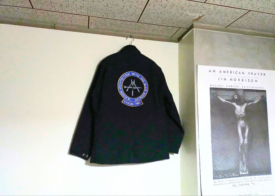 ❏Carhartt ミシガンチョアコート【黒】USED ❴企業モノ❵