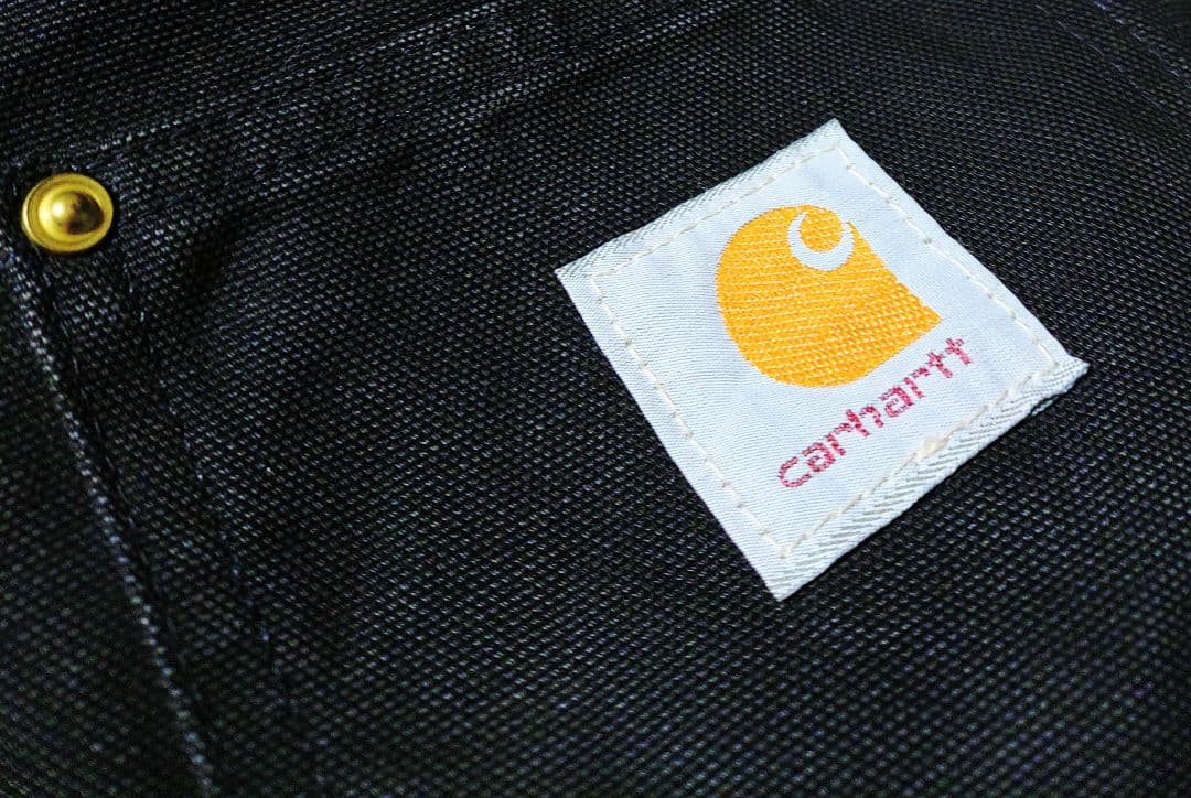 ❏Carhartt ミシガンチョアコート【黒】USED ❴企業モノ❵