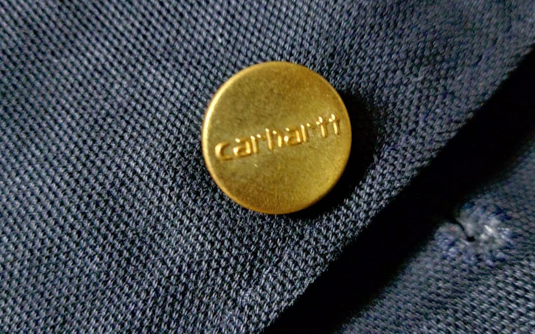 ❏Carhartt ミシガンチョアコート【黒】USED ❴企業モノ❵
