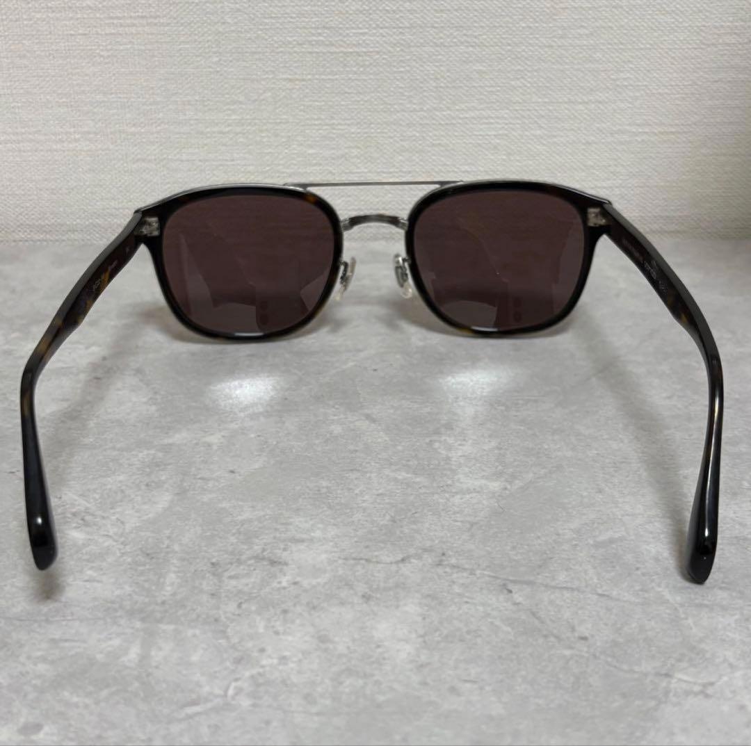 オリバーピープルズ　サングラス　ツーブリッジ　茶色ブラウン
