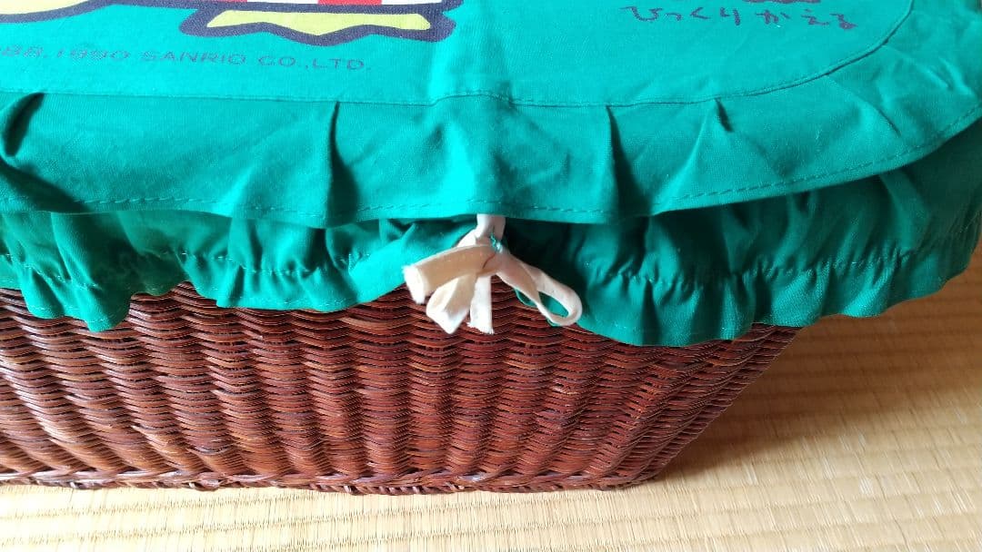 けろけろけろっぴ 収納カゴ 蓋付き サンリオ 収納ケース